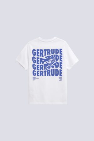 T-shirt Print Leonce Fluidity Mixte Blanc