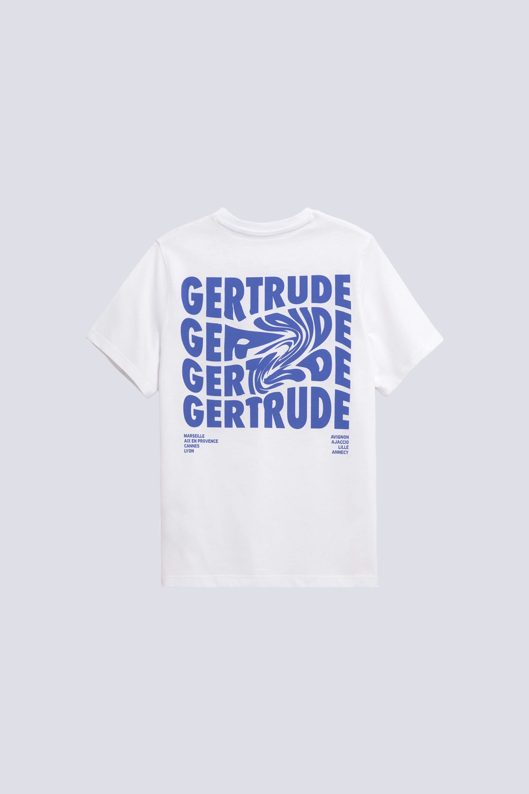 T-shirt Print Leonce Fluidity Mixte Blanc