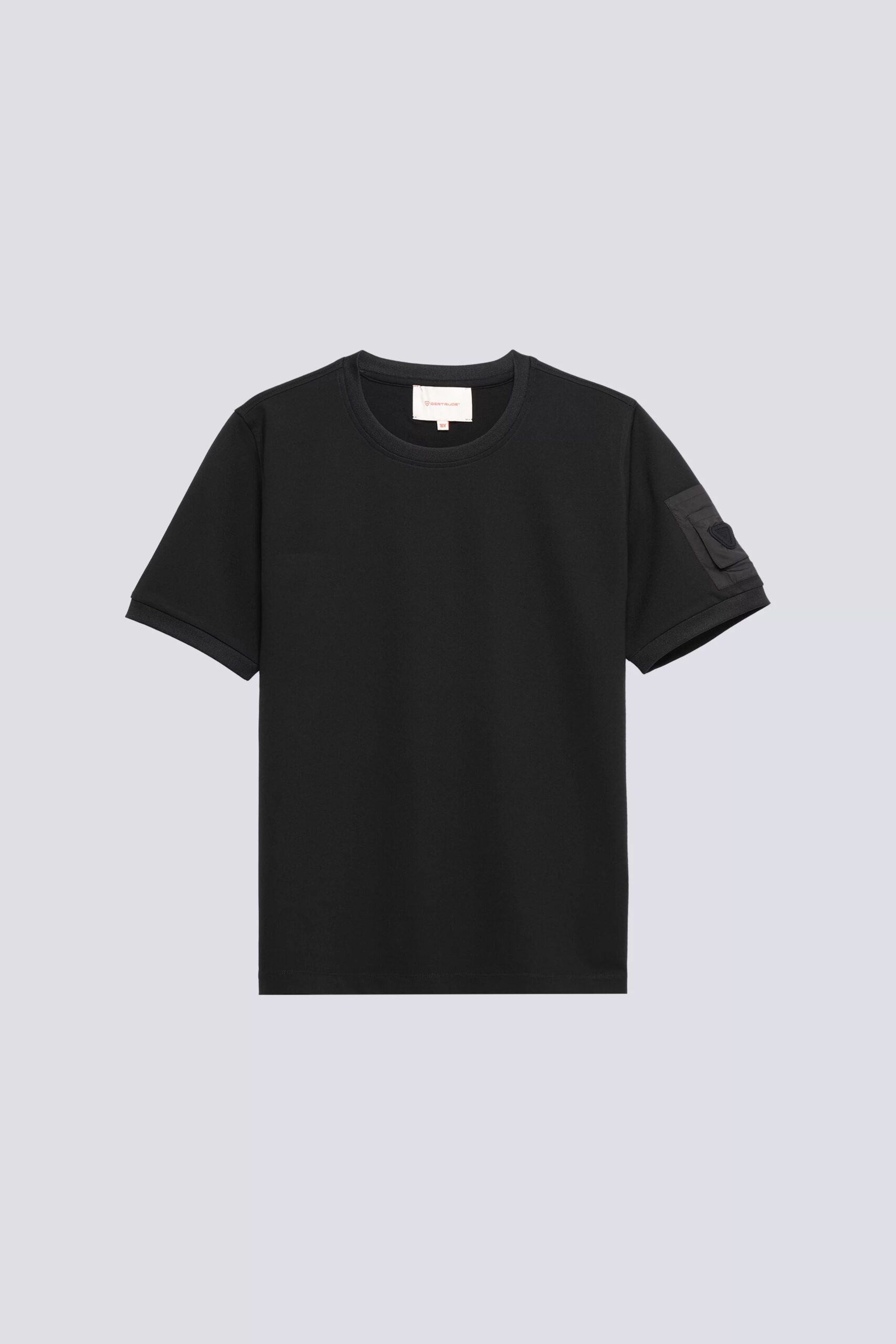 T-shirt Double Poche Timeo Noir