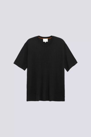 T-shirt Oversize Maille Juste Noir