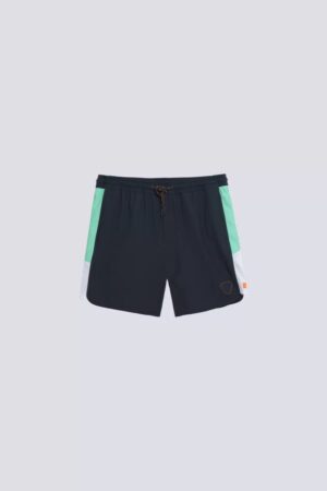 Short de bain Stretch Samy Nuit/Menthe