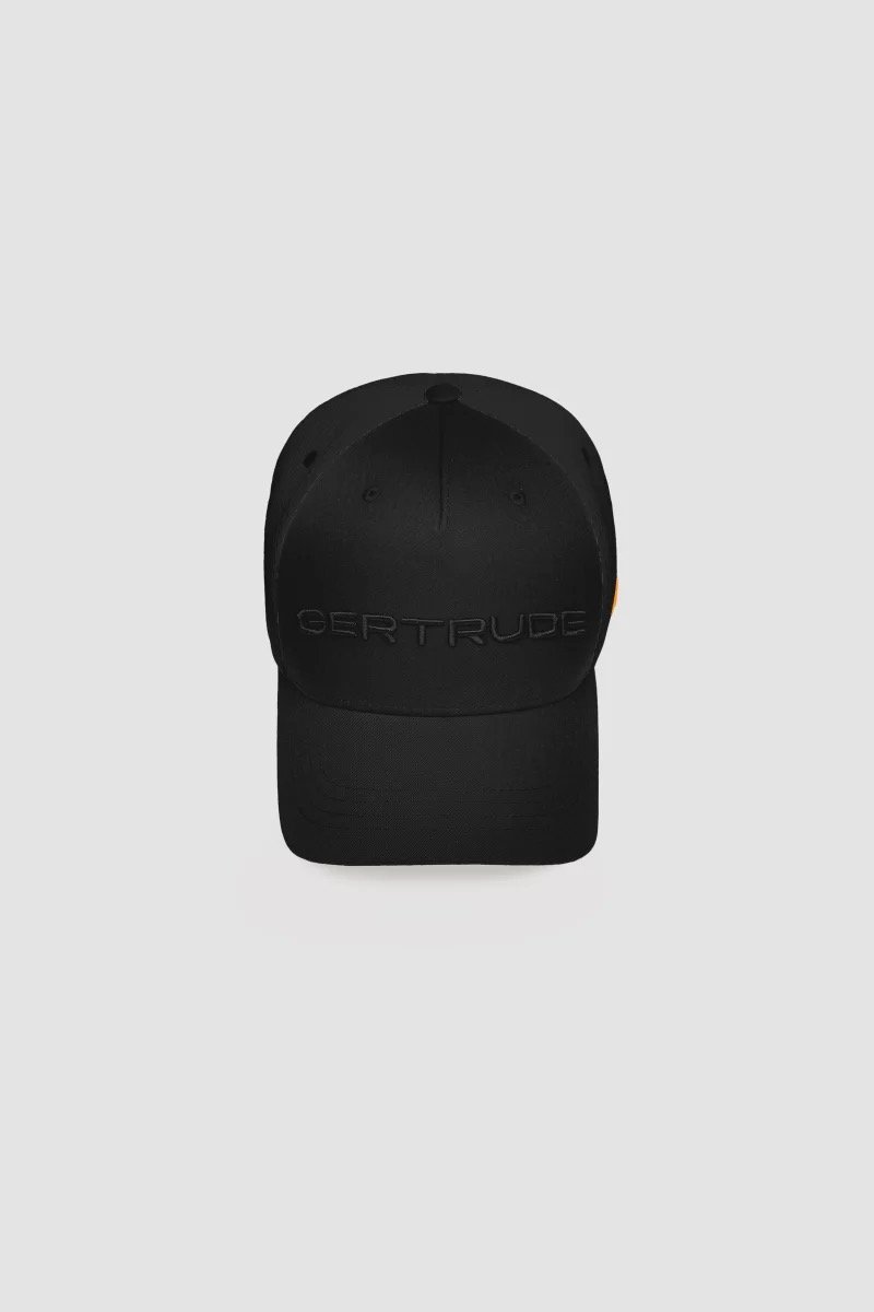 Casquette Benja Noire Gertrude vue de face