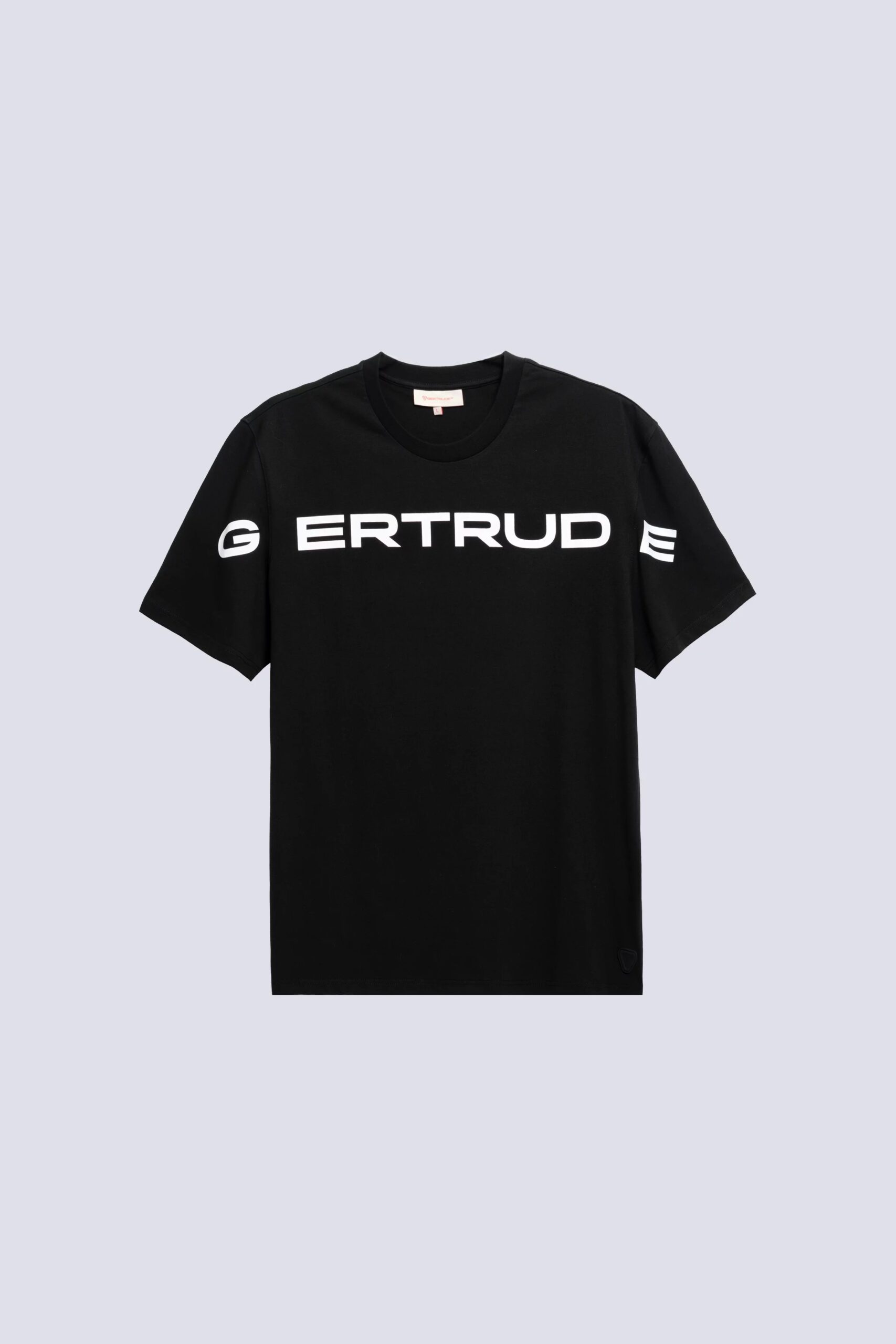 T-shirt Print Word Leonce Mixte Noir