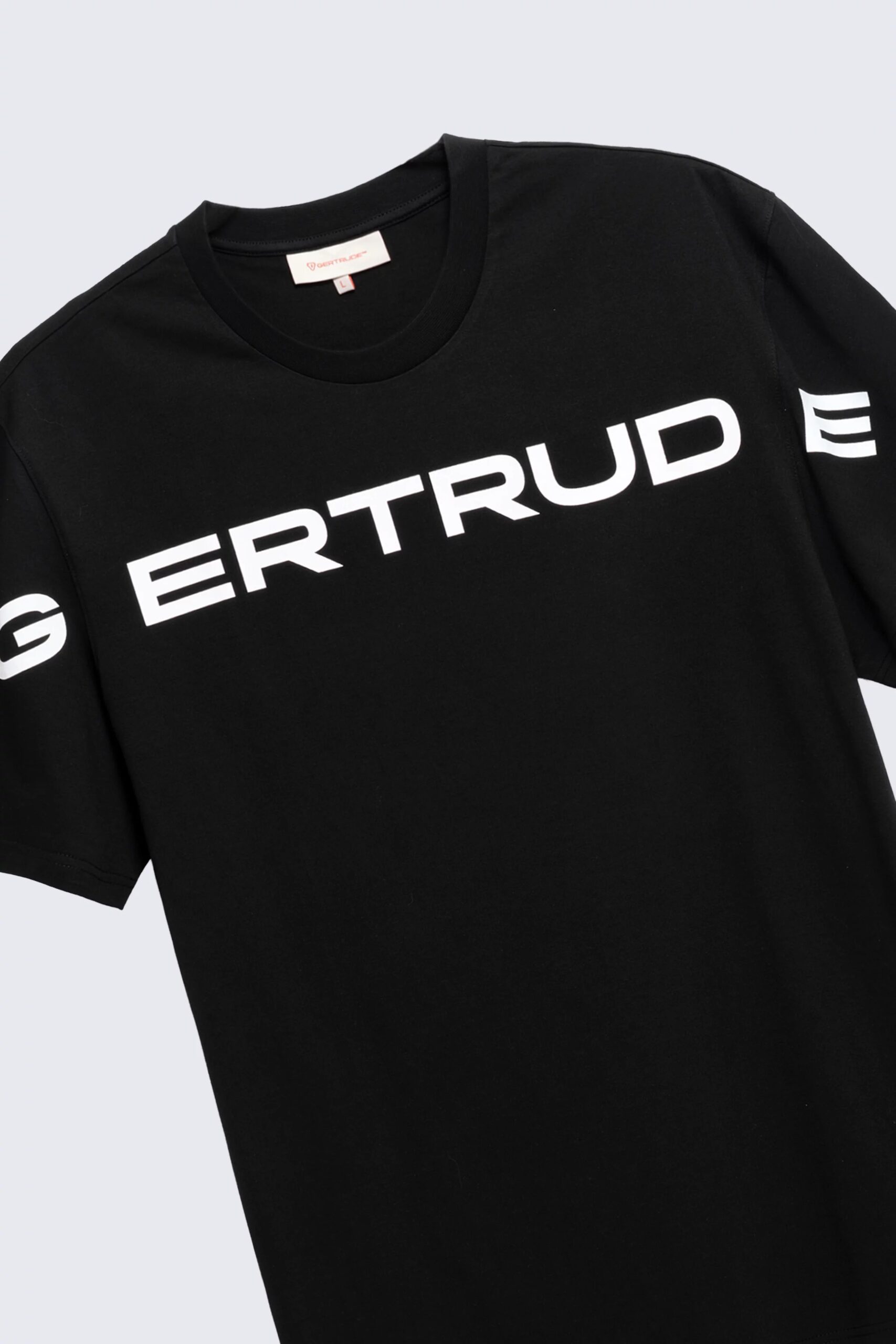 T-shirt Print Word Leonce Mixte Noir – Image 2