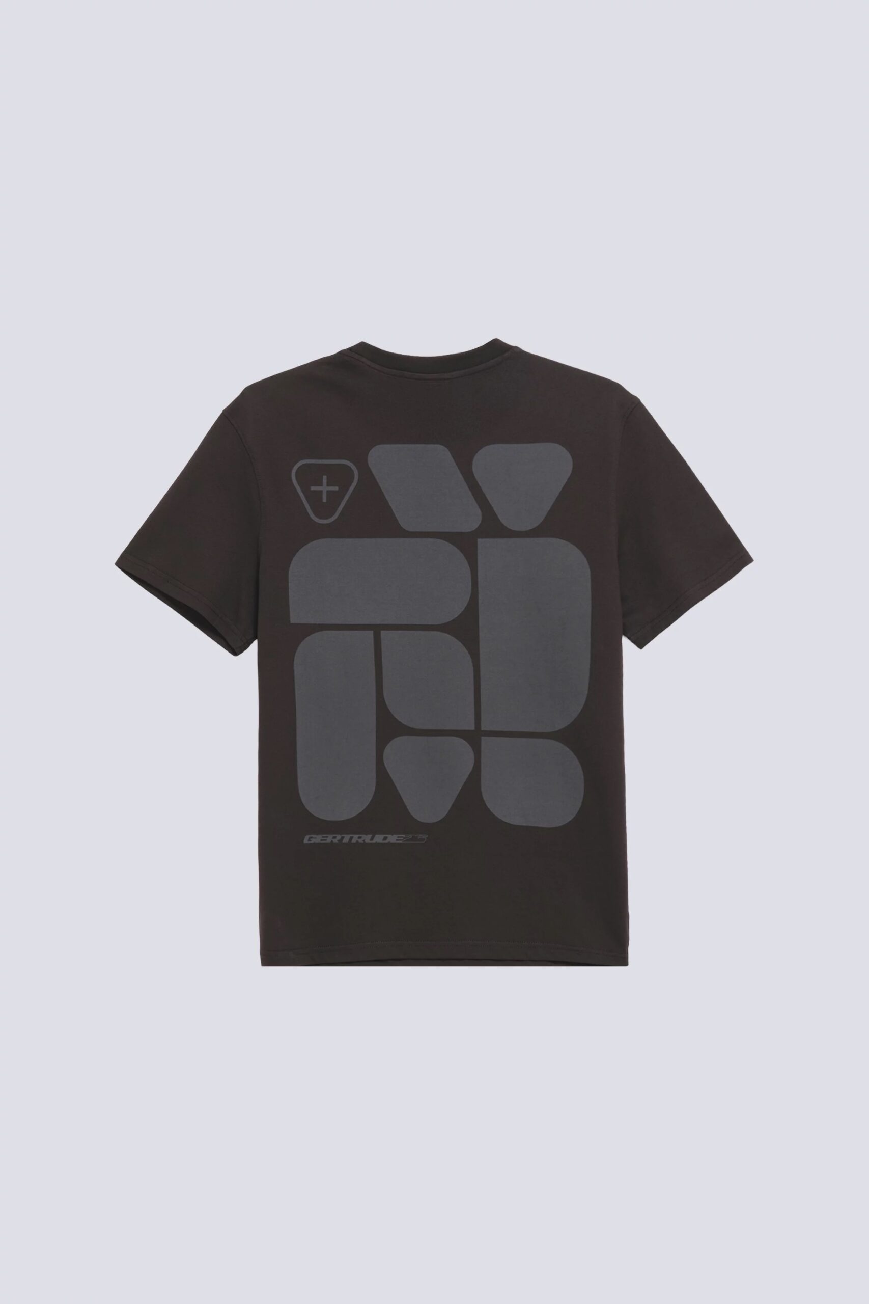 T-shirt Print Geometry Leonce Mixte Noir – Image 2