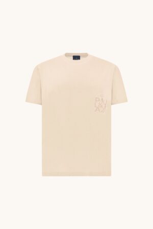 T-SHIRT EN JERSEY DE COTON AVEC BRODERIE