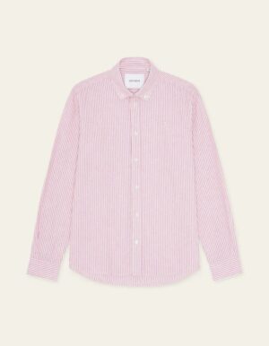 Konrad Stripe Cotton Linen Shirt