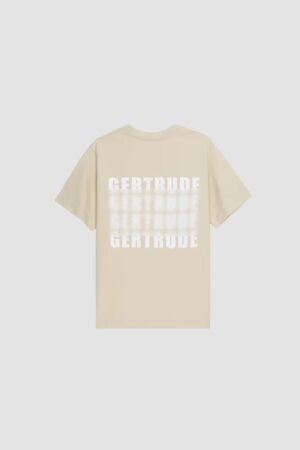 T-shirt Oversize Darryldots Latte Gertrude vue de dos