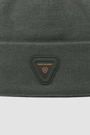 Détail patch silicone Gertrude du Bonnet Jad Greenish