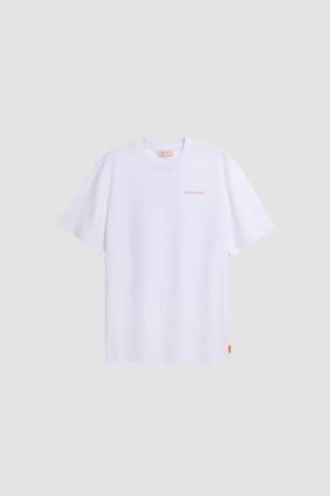 T-shirt Leon Geo White Gertrude unisexe vue de face
