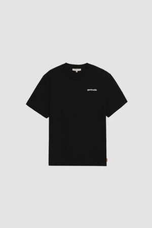 T-shirt Leon Stripe Black Gertrude noir vue de face
