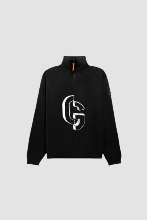 Pull Lewis Black Gertrude noir vue de face