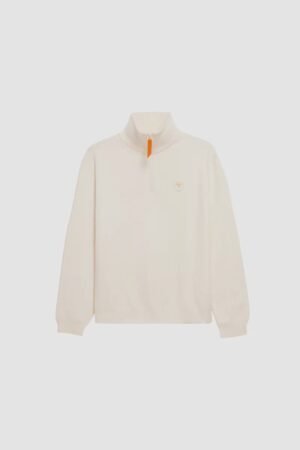Pull Lewis Patch Crème Gertrude unisexe vue de face