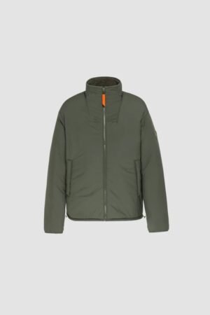 Veste Nobu Greenish Gertrude réversible face nylon vue de face