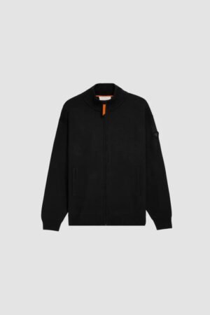 Gilet Sean Black Gertrude homme noir vue de face