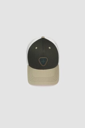 Casquette Billys 2 Tones Dark Khaki Argile Gertrude vue de face