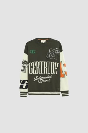 Pull Brooke Greenish Gertrude unisexe vue de face
